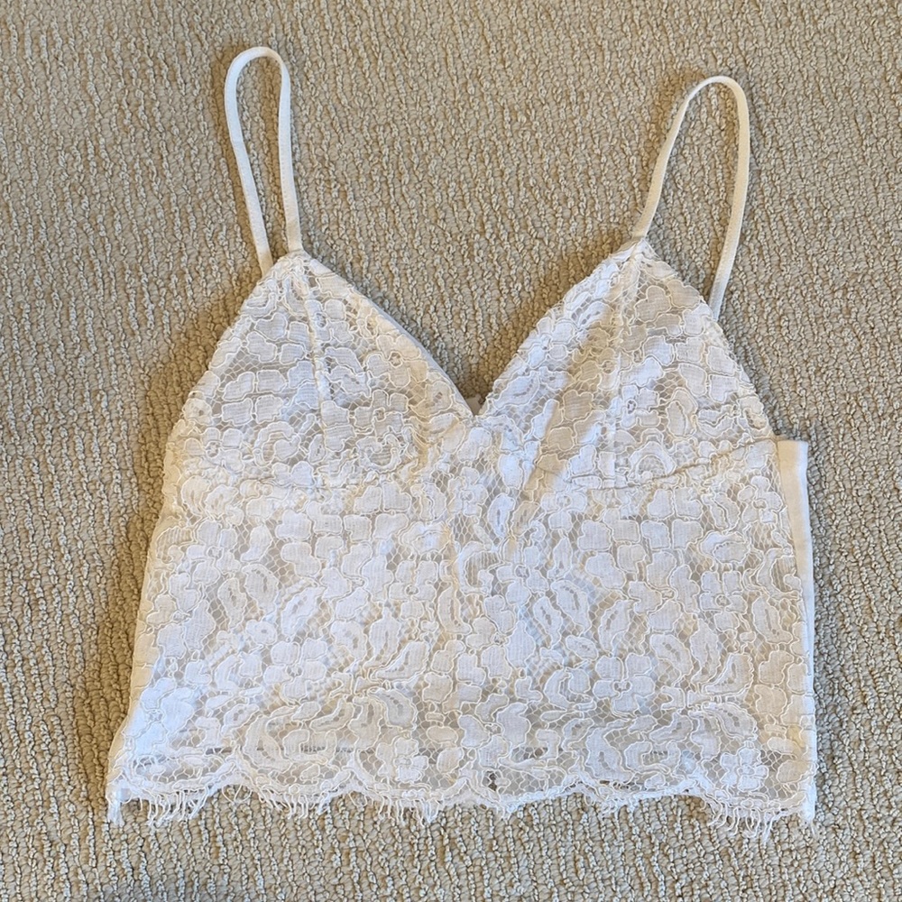 White crop top